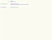 Tablet Screenshot of lists.geekisp.com