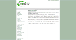 Desktop Screenshot of geekisp.com