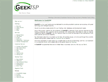 Tablet Screenshot of geekisp.com